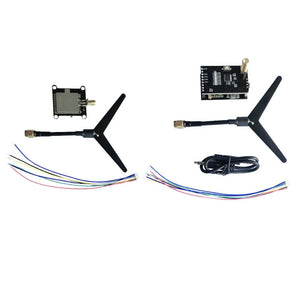 1.2GHz 0.1/25/200/800mW A/V VTX Transmitter VRX Receiver 9CH 1060~1380MHz for Long Rang Drone - Makerfire