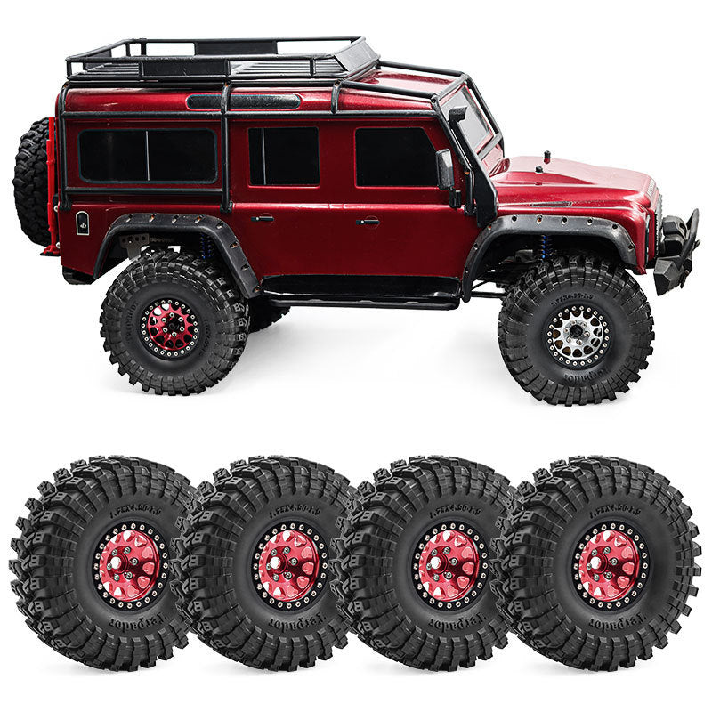1.9" Ελαστικά ερπυστριοφόρα για SCX10 TRX4 TRX6 D90 90046 - D297 Κέλυφος από καουτσούκ