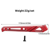 ARRMA 1/8 Senton Typhon 6S Aluminum Rear Brace Support - W232