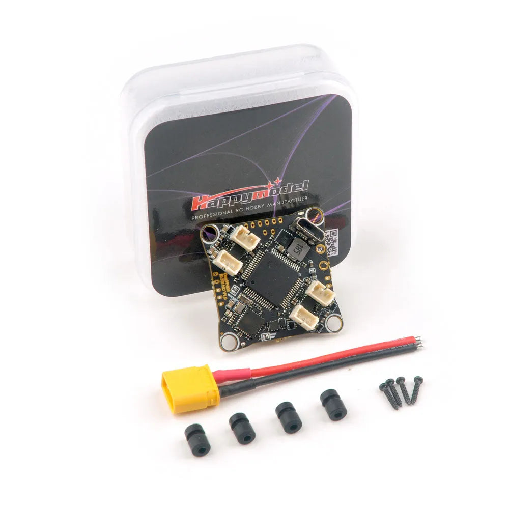 Happymodel CrazyF405HD ELRS 1-2S AIO Flight Controller Built-in UART ELRS Receiver and 12A BLHELI_S ESC - Makerfire