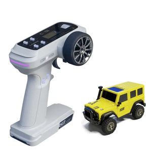 LDARC X43 Mini Rock Crawler - 1/43 Scale Full-Time 4WD RC Car, RTR Desktop Off-Roader - Makerfire
