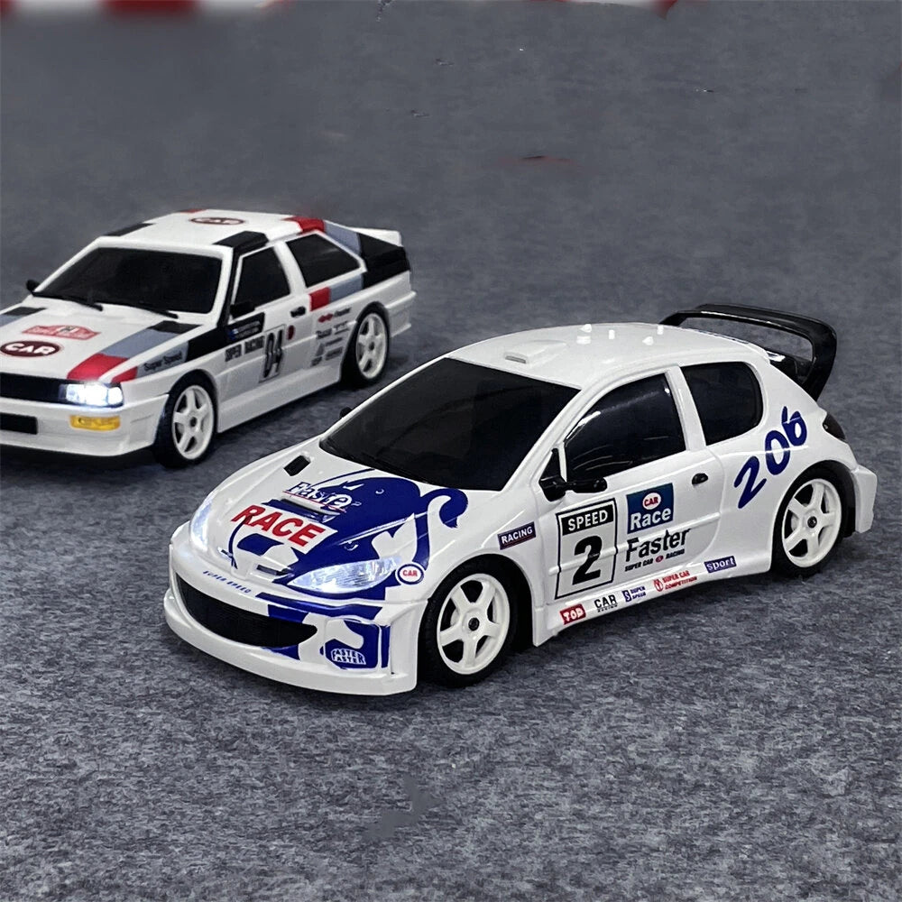 LDRC 2802 PRO RTR 1/28 2.4G RWD Drift RC Car - Gyro, LED Lights, Mini On-Road, Full Proportional, One Battery
