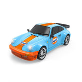 LDRC LD1898 1/18 GTR RWD RC Drift Car - 2.4GHz 3CH, Gyro, Metal Shell, 150 Motor (Blue/Purple)