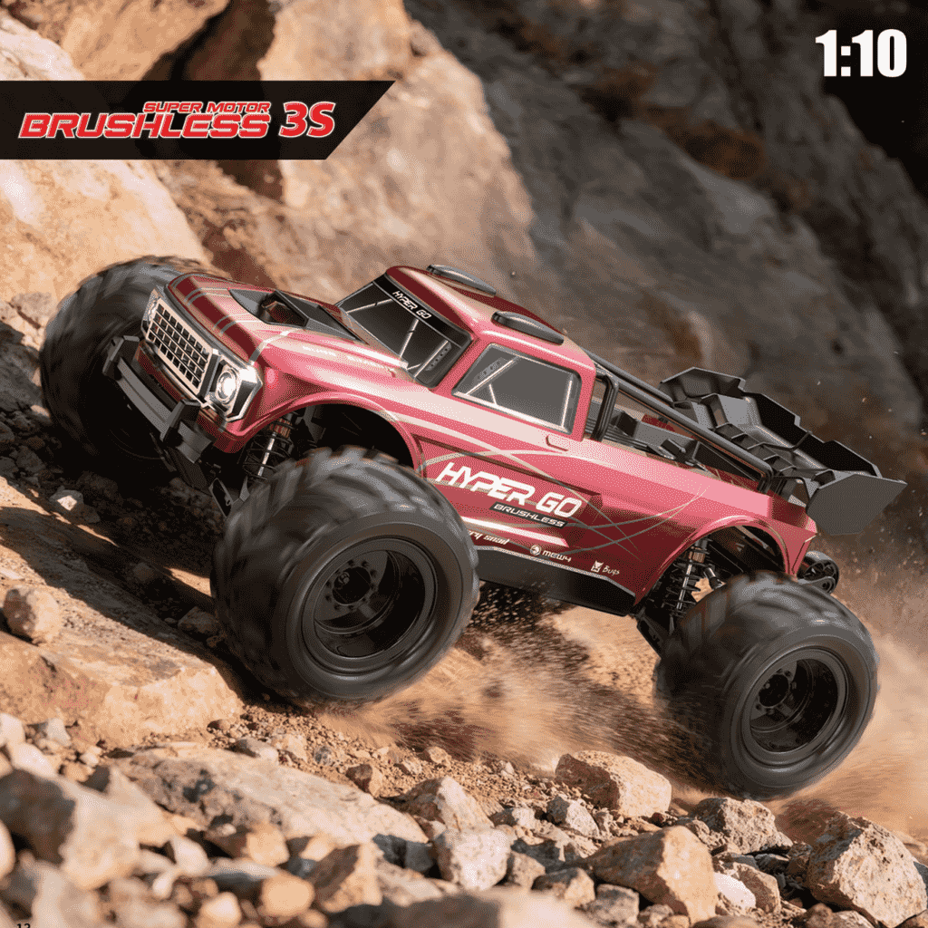 MJX Hyper Go 10210 1/10 Scale 50 KM/H 4WD 4S Brushless Off Road RTR RC Monster Truck