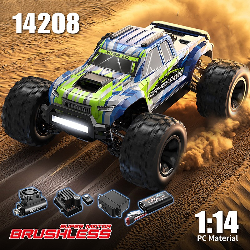 MJX Hyper Go 14208 1/14 Brushless RC Car – 41km/h High Speed MJX Hyper Go 14208 1/14 Brushless RC Car – 41km/h High Speed
