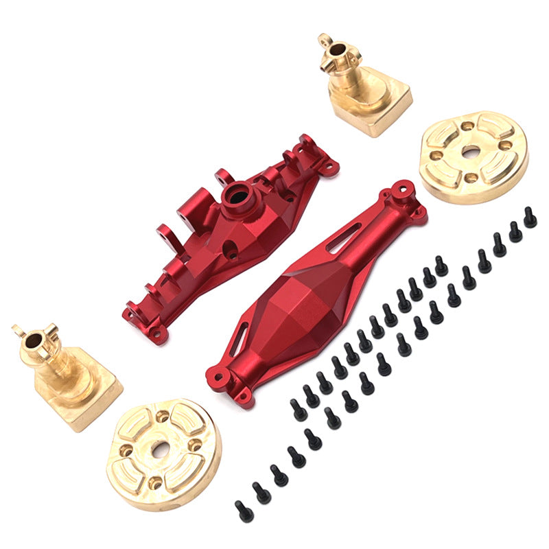 MJX Hyper Go H12Y/H12Y+ Upgrade Kit Rear axle housing Brass rear cup Door axle cover