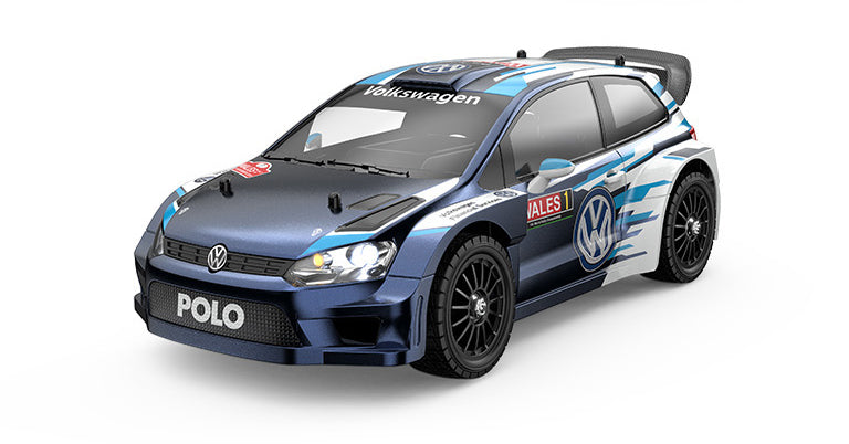 MJX Hyper GO 14304 1/14 VW POLO R WRC BRISHLESS RC RALLY CAR -63KM/H、RTR、ライセンス