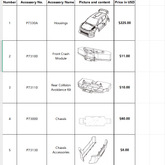 MJX Hyper Go 7303 RC Car Original Full Spare Parts Set