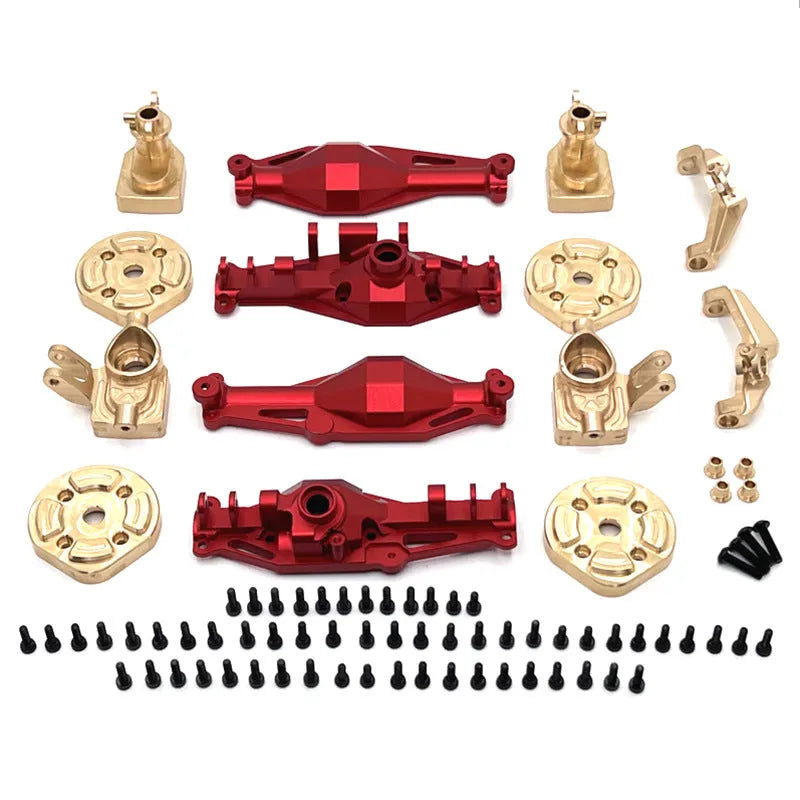 MJX Hyper Go H12Y+/H12Y Metal Upgrade Kit – Brass, C-Hubs & Aluminum Axles