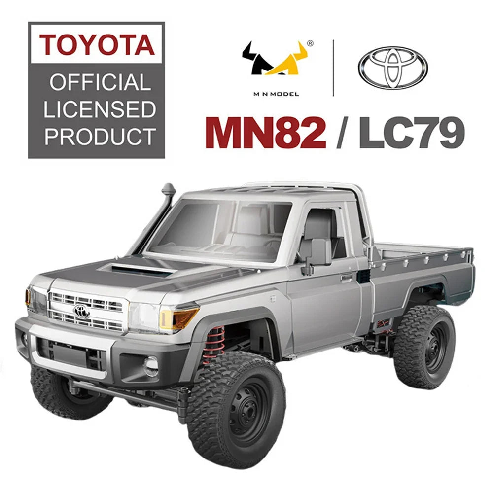 MNRC MN-82 Pro 1/12 Scale LC79 Licensed Full Proportional Off Road 4WD RC Pickup Truck