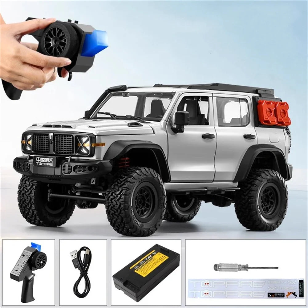 MNRC MN300 4WD 1/12 Scale Off-Road RTR RC Climbing Rock Crawler Truck with 2-Speed & LED Lights