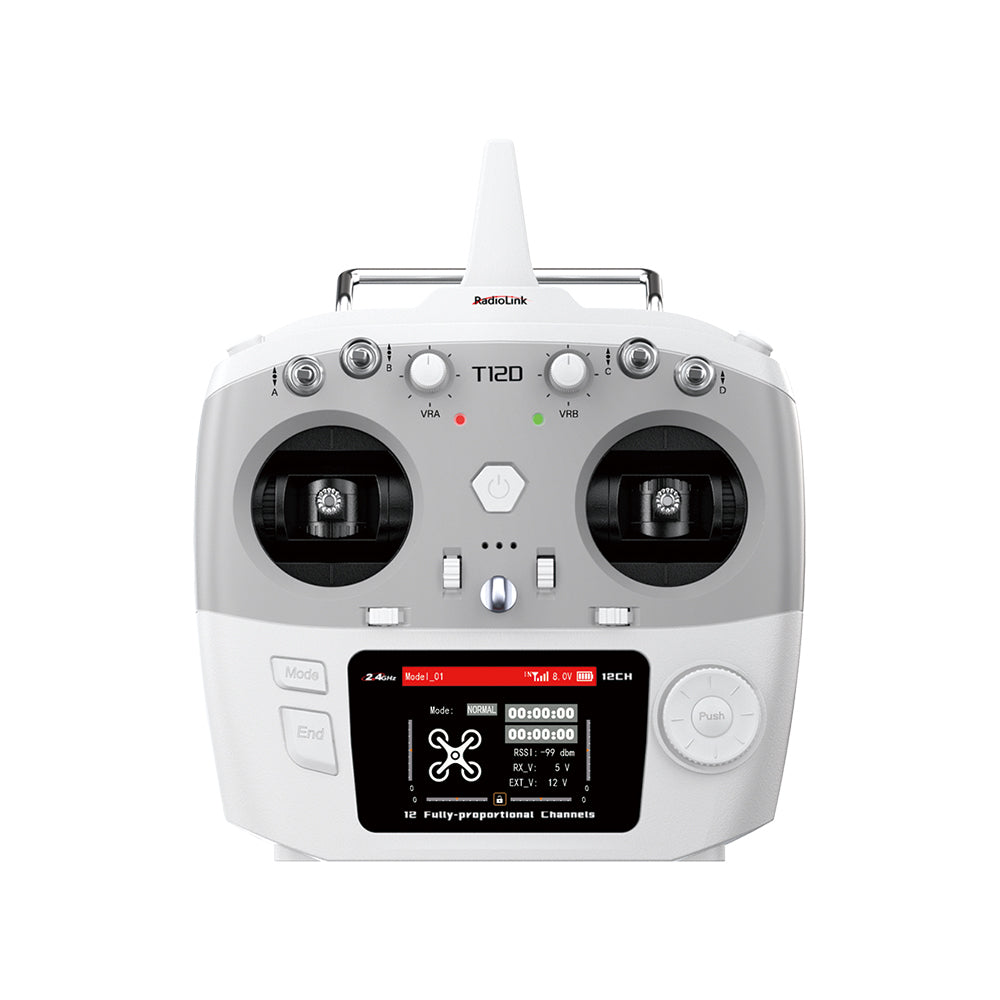Radiolink T12d 12 canaux RC Transmetteur High-Précision Contrôle pour les drones, les avions et les véhicules RC
