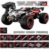 SCY 10101 Escala 1/10 4WD RC Monster Truck - Carro RTR off-road de alta velocidade de 2,4 GHz (motor escovado)