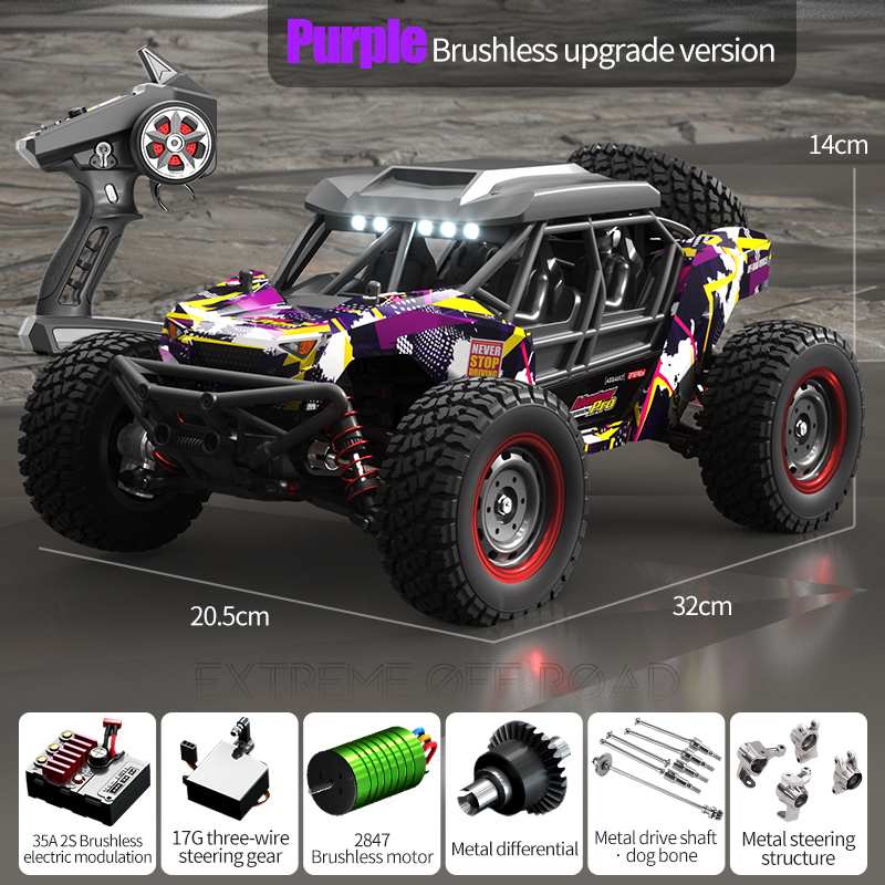 SCY 16106 PRO 1/16 4WD Brushless Drift Off-Road RC Desert Crawler