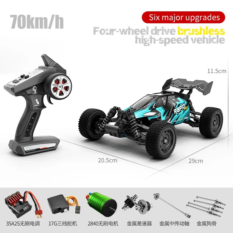 SCY 16201 PRO 1/16 Scale 70km/h 4WD Brushless Full Proportional Off-Road RC Racing Buggy