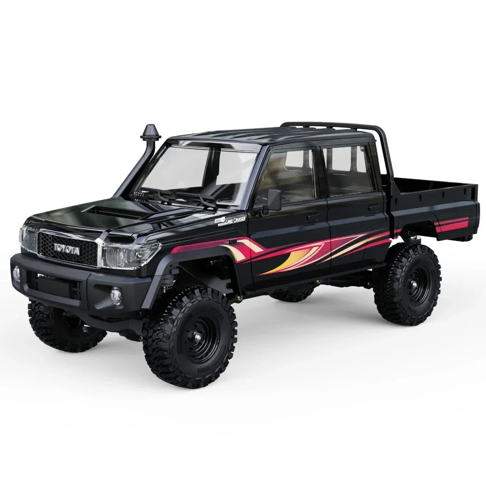 UDIRC UCX1801 PRO 1/18 Scale Toyota Land Cruiser LC79 Brushless 4WD 2-Speed RC Rock Crawler with LED Lights