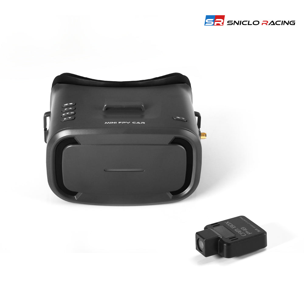 Sniclo Unbounded 3 Play 5.8GHz 4.3 Inch FPV Goggles Kit Compatible with Magnetic CAM BOX P48 Camera for Sniclo Series Small Cars Sniclo MG058