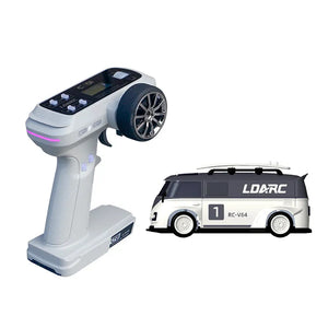 LDARC V64 Racing Van - 1:64 Scale 2.4GHz RWD RC Flat Road Vehicle - Makerfire