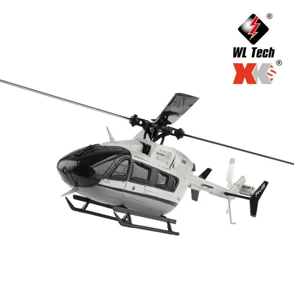 WLToys XK K160 EC-145 4CH Easy to Fly Brushless RC Helicopter with 6G Gyro & Altitude Hold