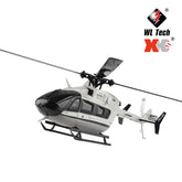 WLToys XK K160 EC-145 4CH Brushless RC Helicopter - 6G Gyro, Altitude Hold, Easy to Fly
