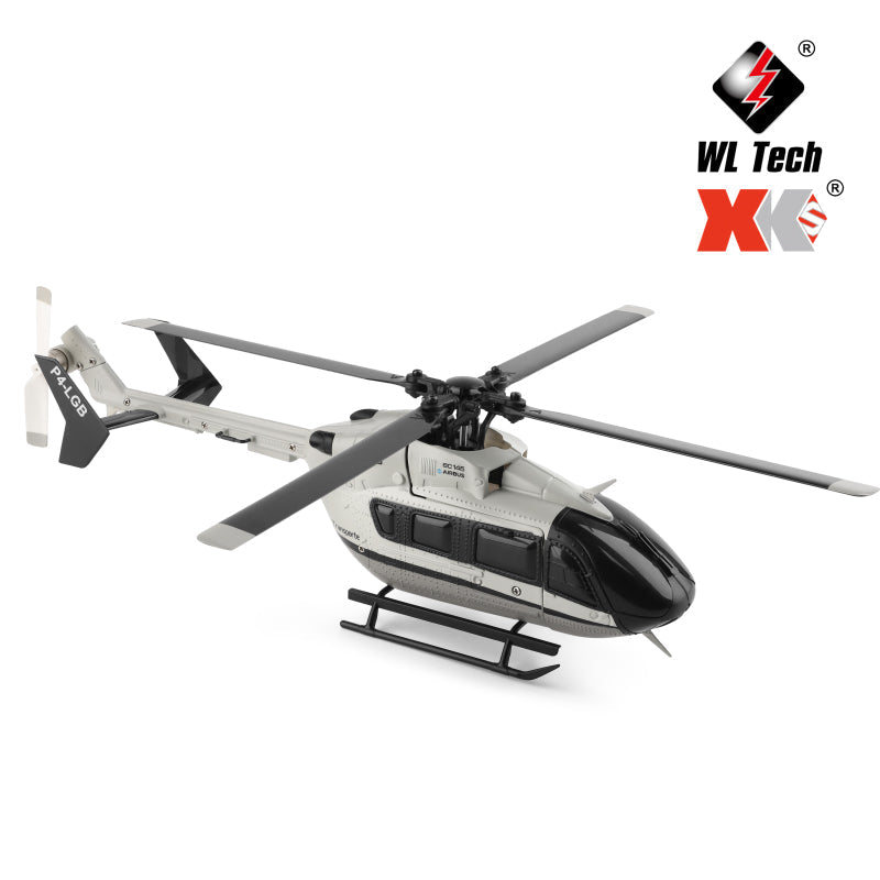 WLToys XK K160 EC-145 4CH Easy to Fly Brushless RC Helicopter with 6G Gyro & Altitude Hold