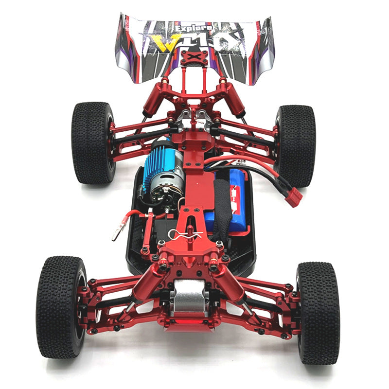 WLTOYS 144016/144018 RC Μέρη αυτοκινήτου - κιτ αναβάθμισης μετάλλων με όπλα, συνδέσμους και κύπελλα τιμονιού