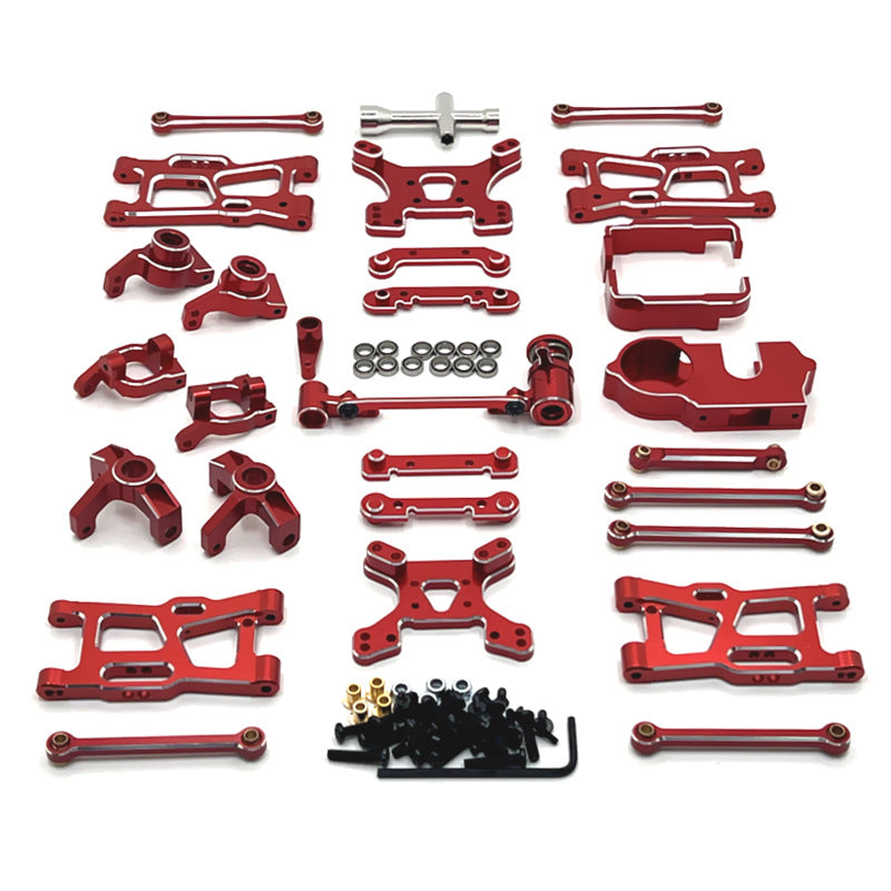 Wltoys & Relalo 1/14 & 1/12 RC CAR Metal αναβάθμιση κιτ με ασημένια επένδυση