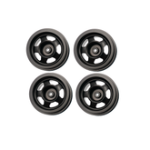 WPL 1/16 μεταλλικοί τροχοί (4pcs) - ασημένιο/μαύρο, προαιρετικά ελαστικά