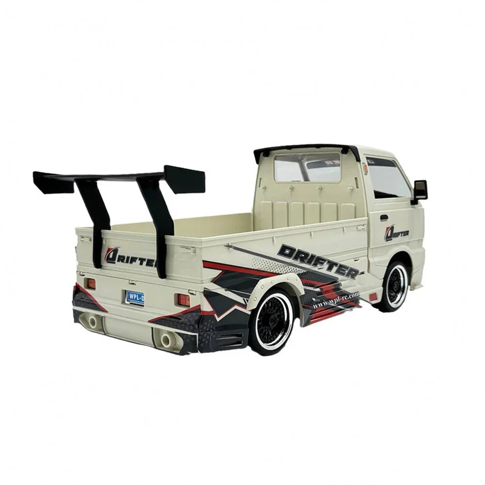 WPL D14S Mini 1/10 Scale Brushless 4WD On-Road Electric RC Truck Car with Surround System