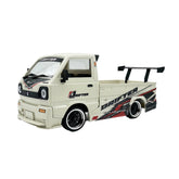WPL D14S Mini 1/10 Brushless 4WD On-Road RC Car – Full Scale Electric Truck with Surround System