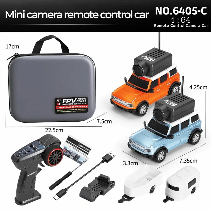 Wltoys 6405/6406 Le Ma 1:64 Scale RC Camera Car – Standard & C Version