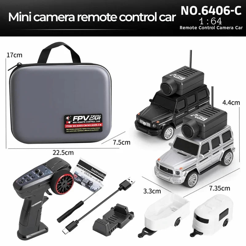 Wltoys 6405/6406 Le Ma 1:64 Scale RC Camera Car – Standard & C Version