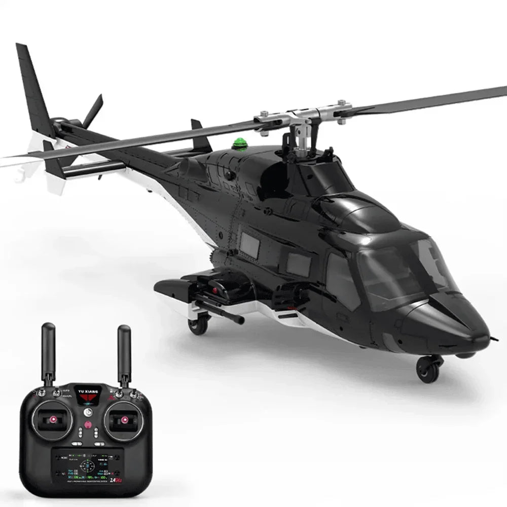 YuXiang F02S AirWolf 1:12 échelle Flybarless extérieur GPS double flux optique sans brosse RTF