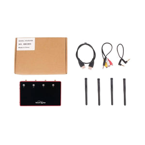 Hawkeye Little Pilot Four Eyes 4-Channel HDMI Split Screen Box 5.8G Receive 4-Segment HDMI TV Output 5.8G Screen/Phone For RC Racing Drone - Makerfire