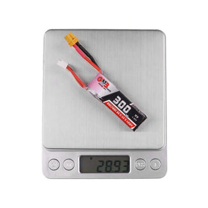 gaoneng-11-4v-300mah-3s-hv-lipo-battery-80c-160c-with-xt30-connector-for-fpv-racing-drones-weight