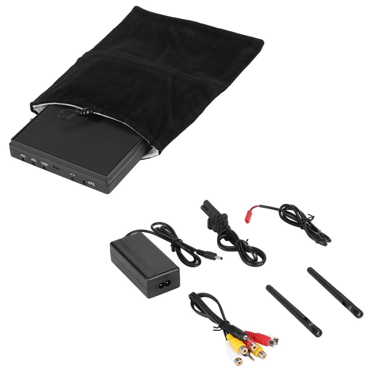 Makerfire FPV LCD Monitor 5.8G 40CH 7 Inch DVR Receiver, 5802D/5802