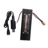 MJX 3S 30C 11.1V 4000MAH battery with calbe