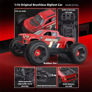 UDIRC 1610 Pro 4WD RC Bigfoot Truck - Features