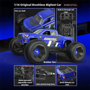 UDIRC 1610 Pro 4WD RC Bigfoot Truck - Features