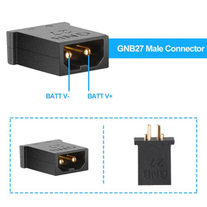 GAONENG GNB27 Connectors Set Male Female 1.0 Banana Connector for GNB27 Connector FPV 1S Whoop Drone - Makerfire