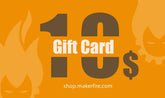 Makerfire Gift Card - Give the Gift of Choice! - Makerfire