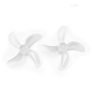 Gemfan 1209-4 31MM Quad Blade 0.8MM/1MM/1.5MM Shaft Propeller for 0802 25000KV Motor(Pack of 16) - Makerfire