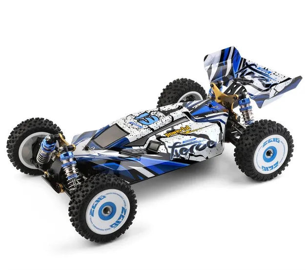 Wltoys 124017 Upgraded V2 90km/h Brushless RC Car with 3S 3000mAh Battery - Makerfire