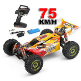 Wltoys 144010 1/14 2.4G 4WD Brushless 70km/h High Speed Racing Buggy - Makerfire