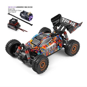 WLtoys 184016 High-Speed 75km/h Electric 4WD 2.4G Brushless Racing RC Car: Perfect for Off-Road Drifting - Makerfire