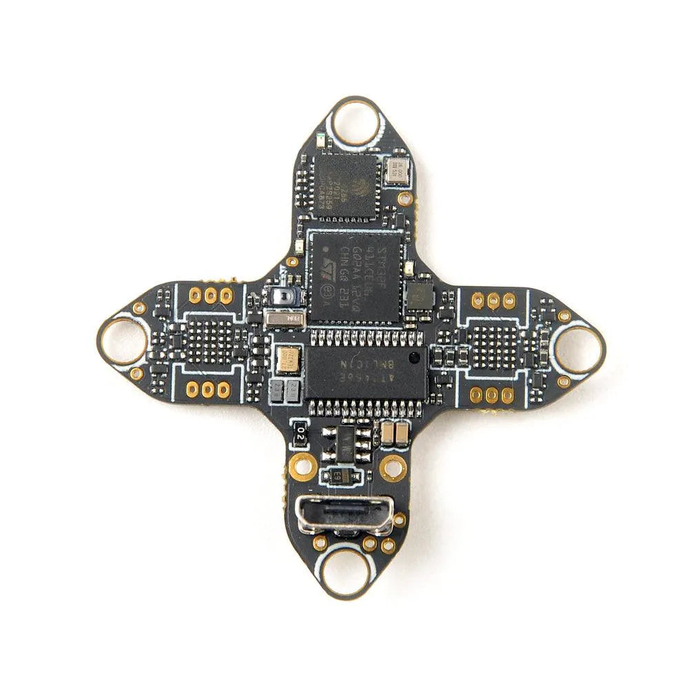 Happymodel CrossF4 ELRS 1-2S Flight Controller for Tinywhoop with BMI270 IMU and Serial UART ELRS V3.0 Receiver - Makerfire