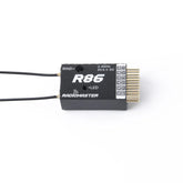RadioMaster R86 2.4GHz 6CH Over 1KM PWM Nano Receiver Compatible FrSky D8 Support Return RSSI for RC Drone - Makerfire