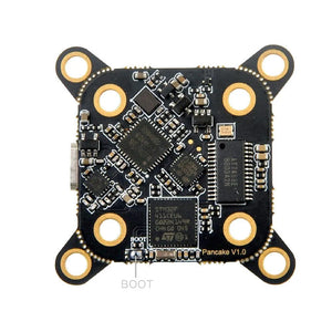 Happymodel Pancake 2-6S AIO F4 Flight Controller Built-in SPI ELRS 2.4G and 400mw Openvtx Compatible with 20×20 and 35.5×35.5 Stack - Makerfire