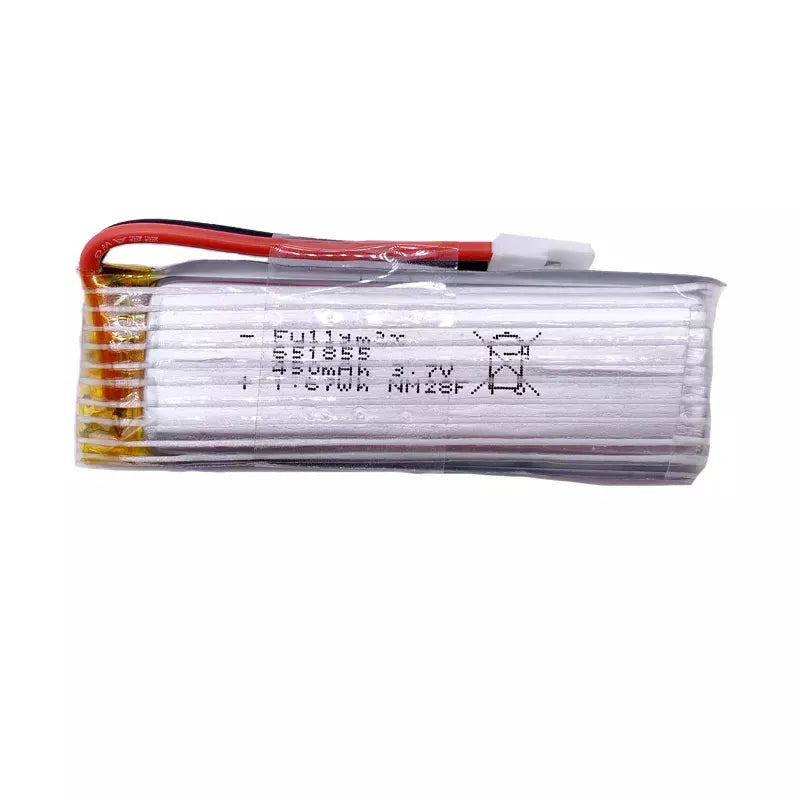 Wltoys K110 K110s Battery 3.7V 450mAh 1S RC Helicopter Battery With ph2.54 Plug(Pack of 2) - Makerfire