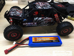 Wltoys 124016 Upgraded V2 90km/h Brushless RC Car with 3S 3000mAh Battery - Makerfire